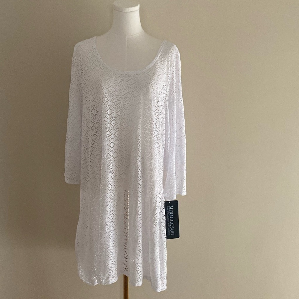 Miracle Suit Mesh Beach Coverup Dress